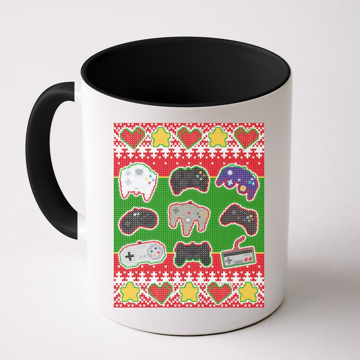 Christmas Retro Video Game Controllers Ugly Sweater Mug