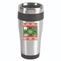 Christmas Retro Video Game Controllers Ugly Sweater 16oz Travel Tumbler