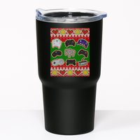 Christmas Retro Video Game Controllers Ugly Sweater Tumbler