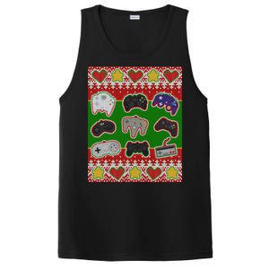 Christmas Retro Video Game Controllers Ugly Sweater PosiCharge Competitor Tank