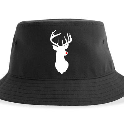 Christmas Rudolph The Red Nose Reindeer Sustainable Bucket Hat