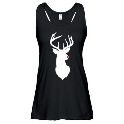 Christmas Rudolph The Red Nose Reindeer Ladies Essential Flowy Tank