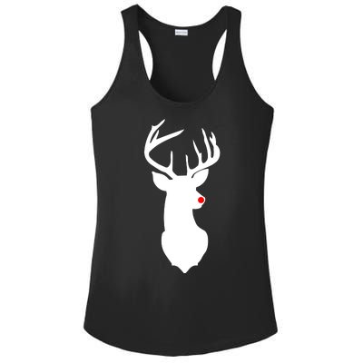 Christmas Rudolph The Red Nose Reindeer Ladies PosiCharge Competitor Racerback Tank