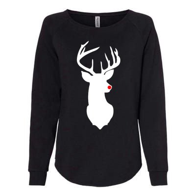 Christmas Rudolph The Red Nose Reindeer Womens California Wash Sweatshirt