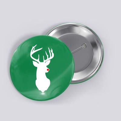 Christmas Rudolph The Red Nose Reindeer Button