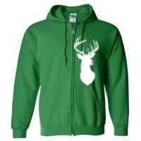 Christmas Rudolph The Red Nose Reindeer Full Zip Hoodie