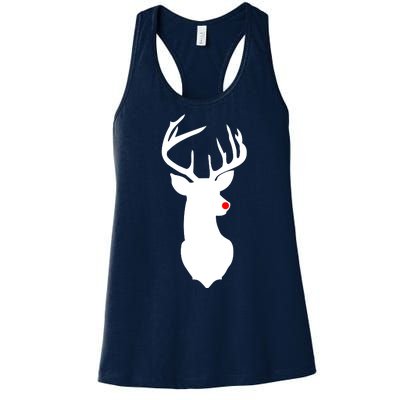 Christmas Rudolph The Red Nose Reindeer Women's Racerback Tank