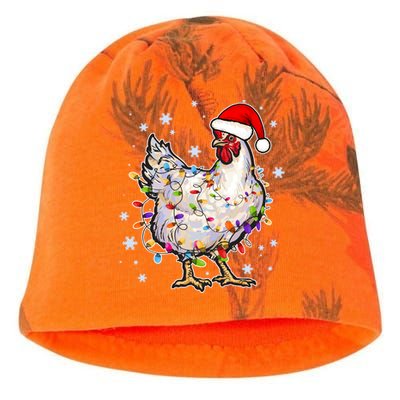 Christmas Santa Chicken Kati - Camo Knit Beanie