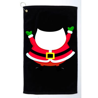 Christmas Santa Claus Big Head Suit Golf Towel