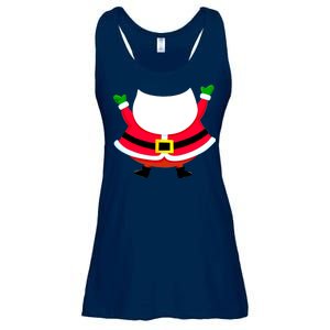 Christmas Santa Claus Big Head Suit Ladies Essential Flowy Tank