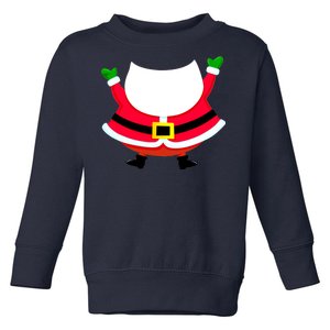 Christmas Santa Claus Big Head Suit Toddler Sweatshirt