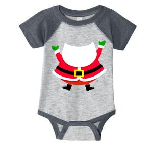 Christmas Santa Claus Big Head Suit Infant Baby Jersey Bodysuit