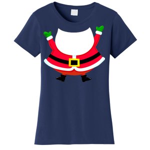 Christmas Santa Claus Big Head Suit Women's T-Shirt