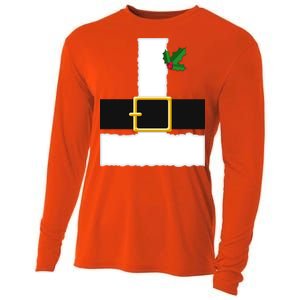 Christmas Santa Costume Top Cooling Performance Long Sleeve Crew