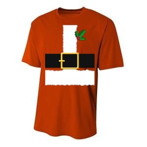 Christmas Santa Costume Top Performance Sprint T-Shirt