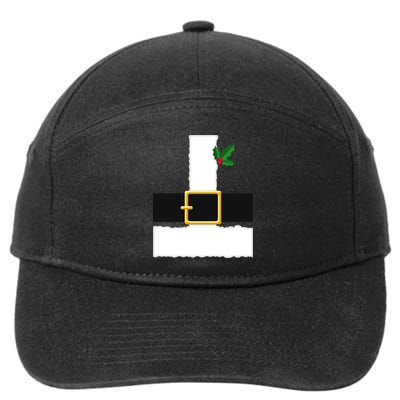 Christmas Santa Costume Top 7-Panel Snapback Hat