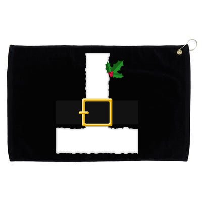 Christmas Santa Costume Top Grommeted Golf Towel