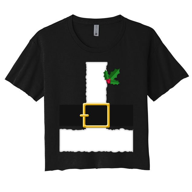 Christmas Santa Costume Top Crop Top