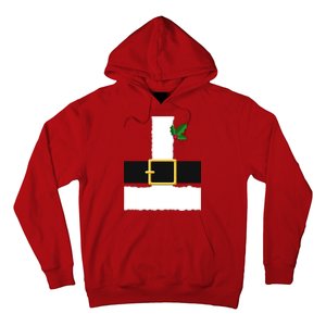 Christmas Santa Costume Top Hoodie