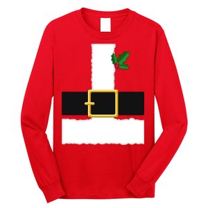 Christmas Santa Costume Top Long Sleeve Shirt