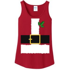 Christmas Santa Costume Top Ladies Essential Tank