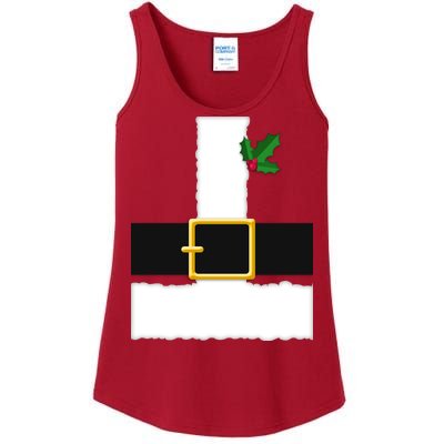 Christmas Santa Costume Top Ladies Essential Tank