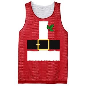 Christmas Santa Costume Top Mesh Reversible Basketball Jersey Tank