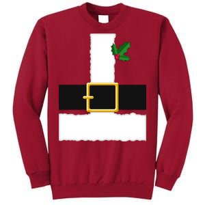 Christmas Santa Costume Top Tall Sweatshirt