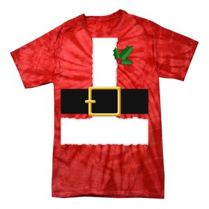 Christmas Santa Costume Top Tie-Dye T-Shirt