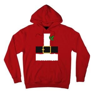 Christmas Santa Costume Top Tall Hoodie