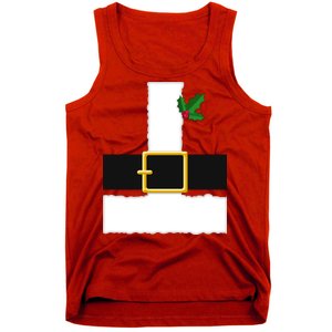 Christmas Santa Costume Top Tank Top