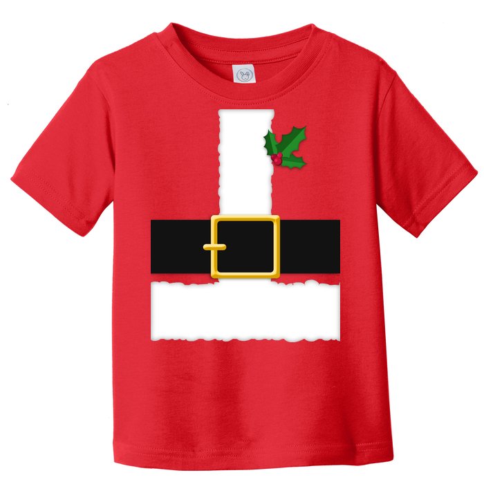 Christmas Santa Costume Top Toddler T-Shirt