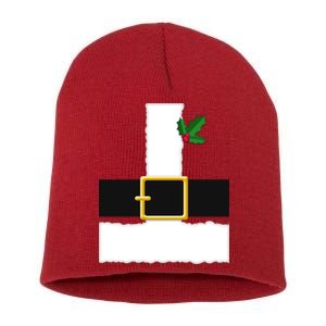 Christmas Santa Costume Top Short Acrylic Beanie