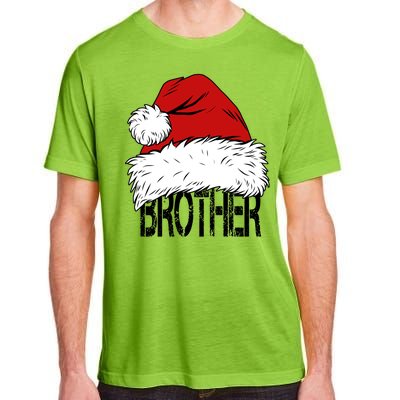 Christmas Santa Hat Brother Adult ChromaSoft Performance T-Shirt