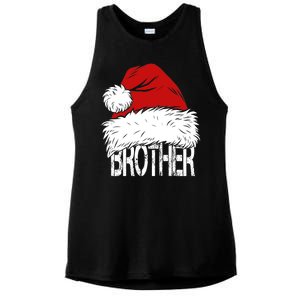 Christmas Santa Hat Brother Ladies PosiCharge Tri-Blend Wicking Tank