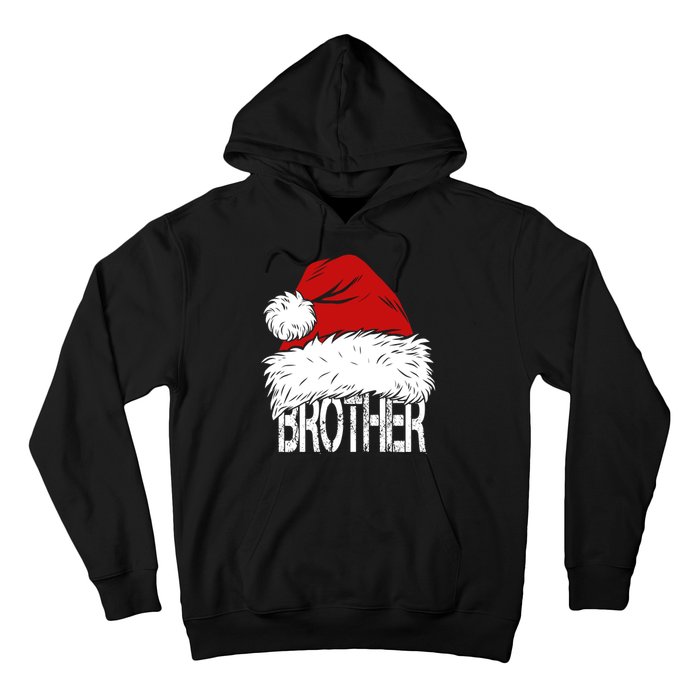 Christmas Santa Hat Brother Hoodie