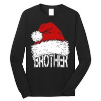 Christmas Santa Hat Brother Long Sleeve Shirt