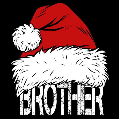 Christmas Santa Hat Brother T-Shirt
