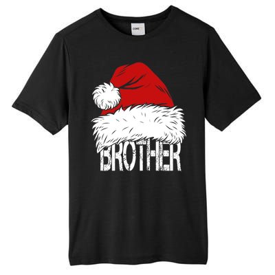 Christmas Santa Hat Brother Tall Fusion ChromaSoft Performance T-Shirt