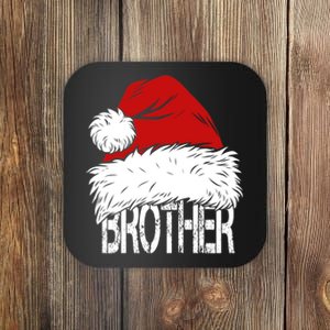 Christmas Santa Hat Brother Coaster