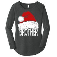 Christmas Santa Hat Brother Women's Perfect Tri Tunic Long Sleeve Shirt