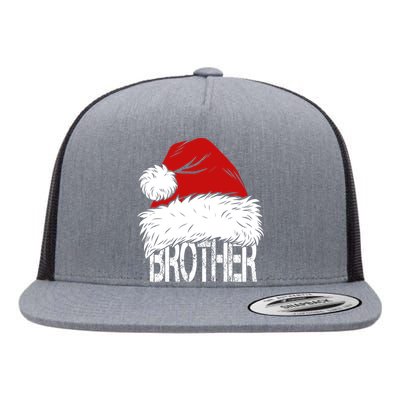 Christmas Santa Hat Brother Flat Bill Trucker Hat