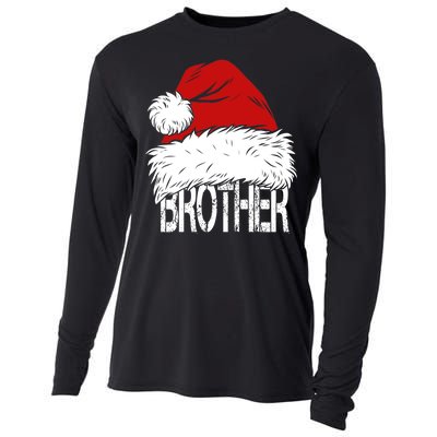 Christmas Santa Hat Brother Cooling Performance Long Sleeve Crew