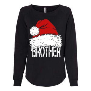 Christmas Santa Hat Brother Womens California Wash Sweatshirt