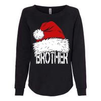 Christmas Santa Hat Brother Womens California Wash Sweatshirt