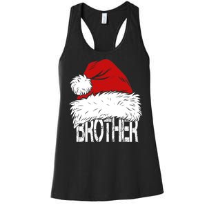 Christmas Santa Hat Brother Women's Racerback Tank