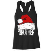 Christmas Santa Hat Brother Women's Racerback Tank