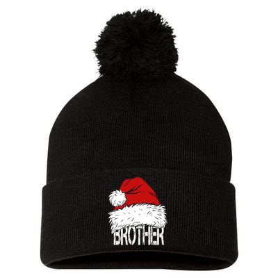 Christmas Santa Hat Brother Pom Pom 12in Knit Beanie