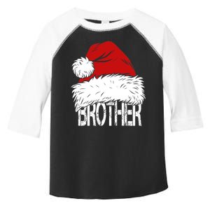 Christmas Santa Hat Brother Toddler Fine Jersey T-Shirt