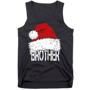 Christmas Santa Hat Brother Tank Top